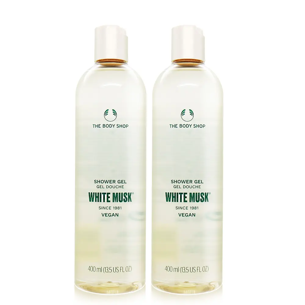 THE BODY SHOP 白麝香沐浴膠(400ML)X2-平行輸入