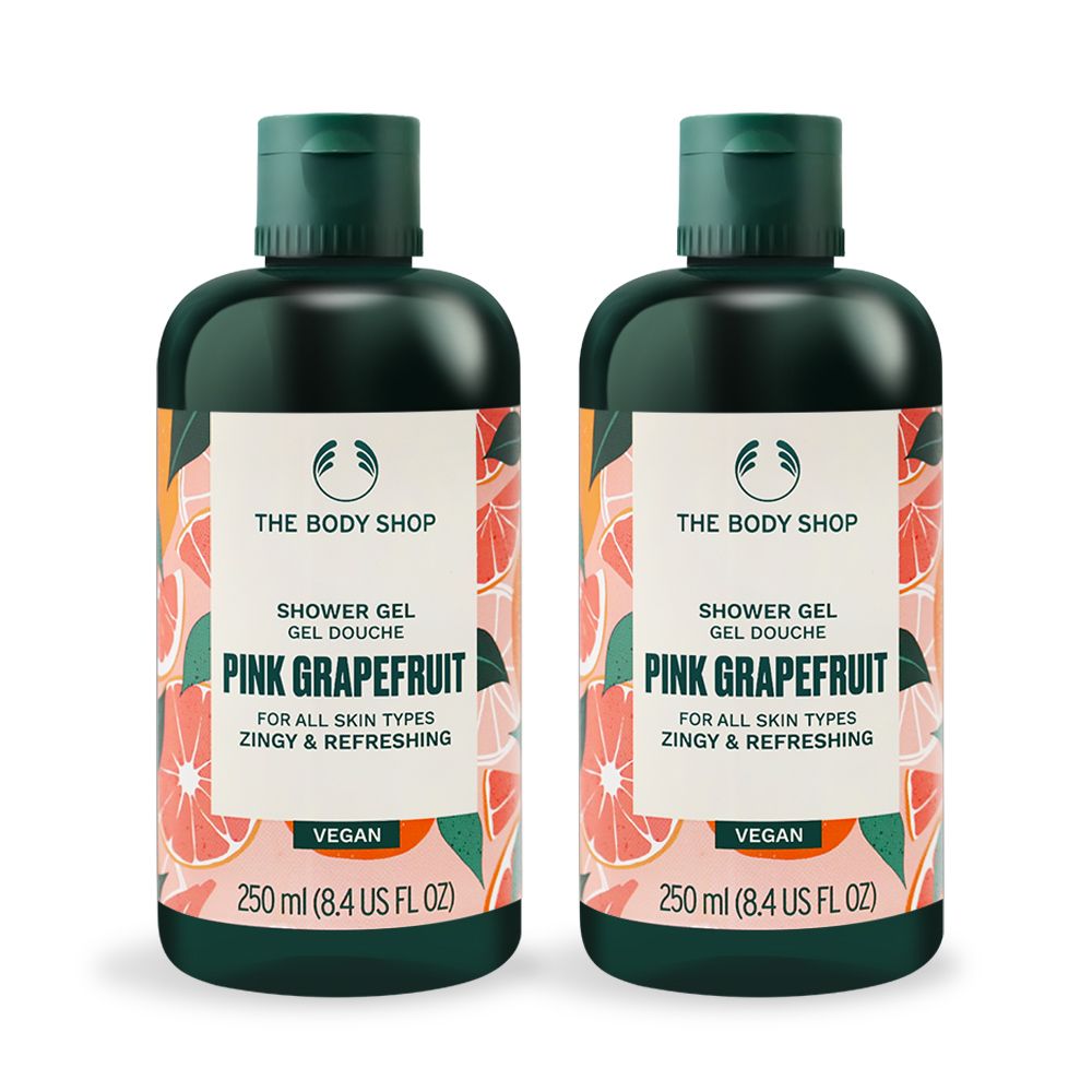 THE BODY SHOP 粉紅葡萄柚活力沐浴膠(250ml)X2-平行輸入