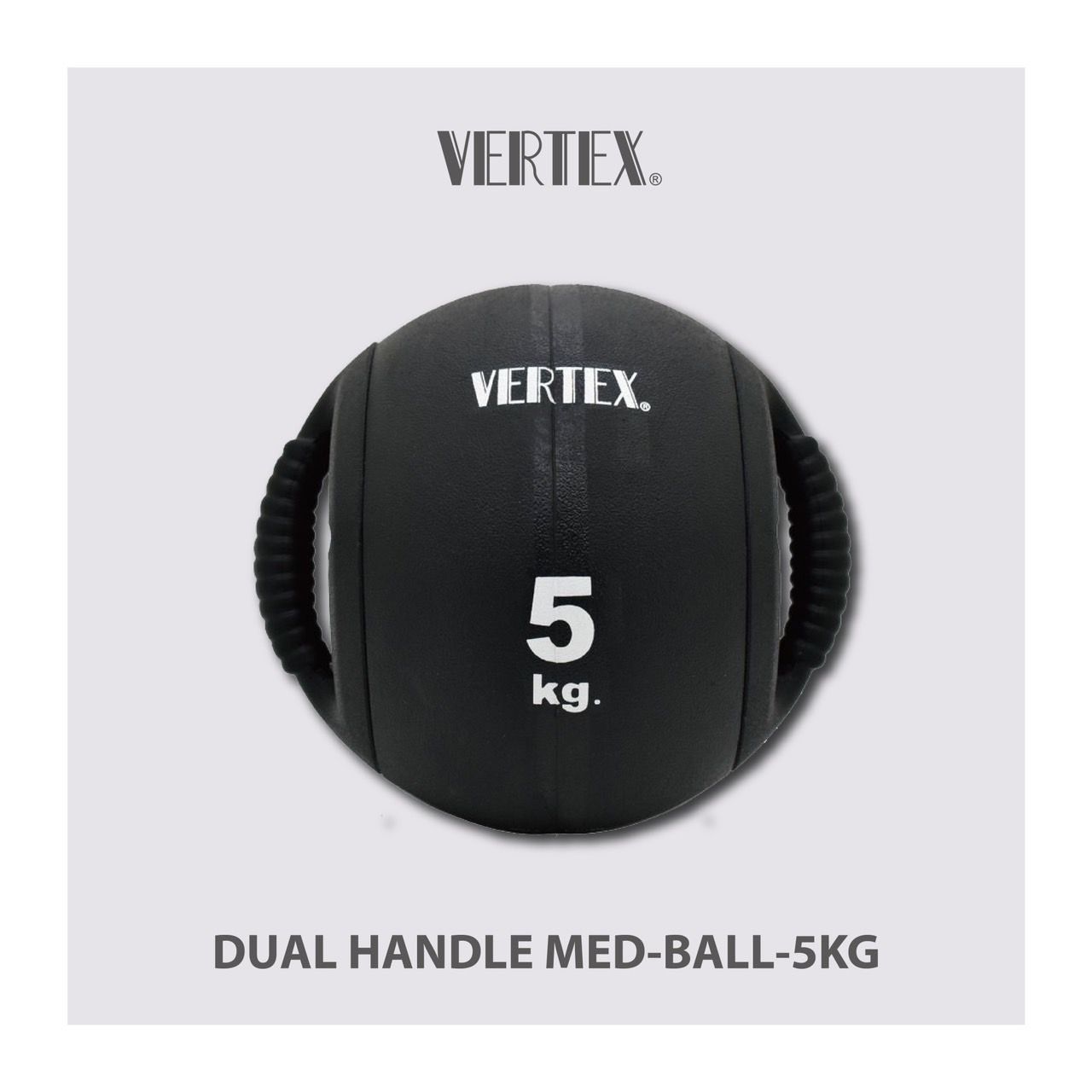 【VERTEX】5KG 雙手把橡膠藥球