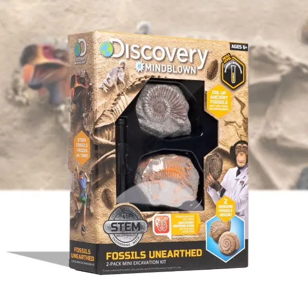 Discovery遠古化石迷你挖掘套組/ 2入