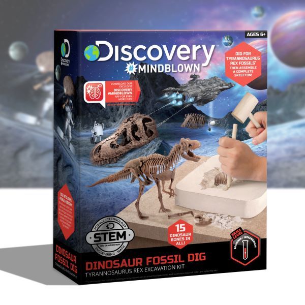 Discovery恐龍化石挖掘套組 霸王龍立體拼圖