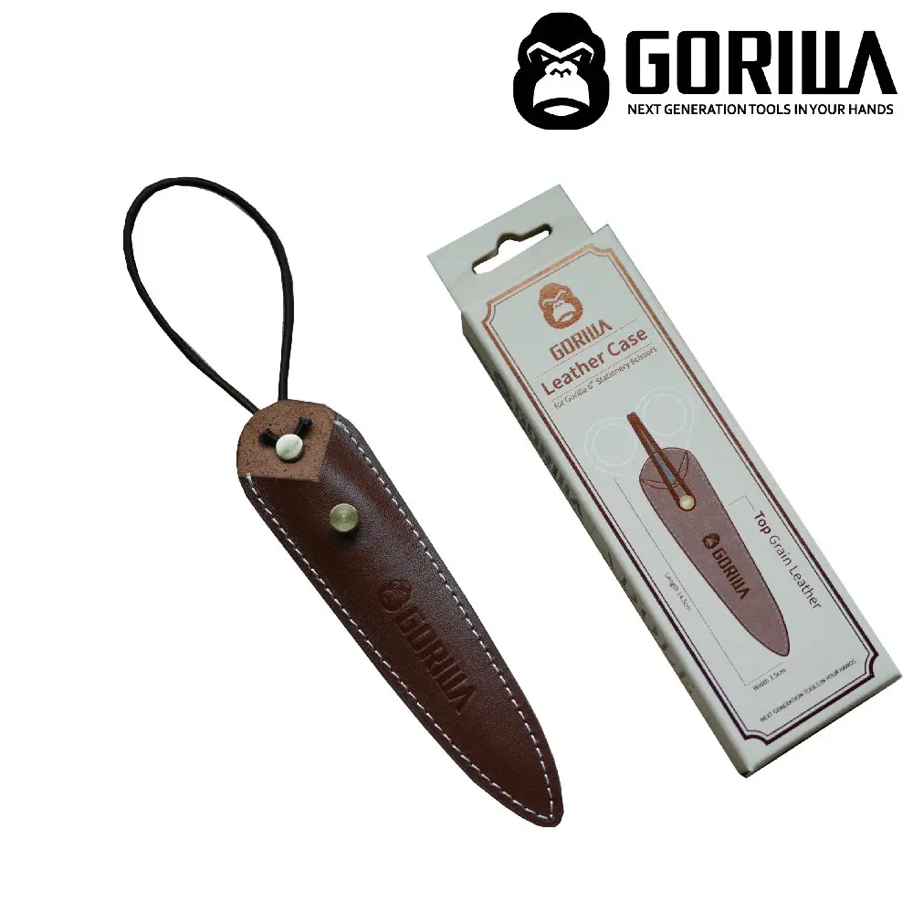 【GORILLA 紳士質人手工具】不沾膠剪刀專用皮套(此商品不含文具剪刀)