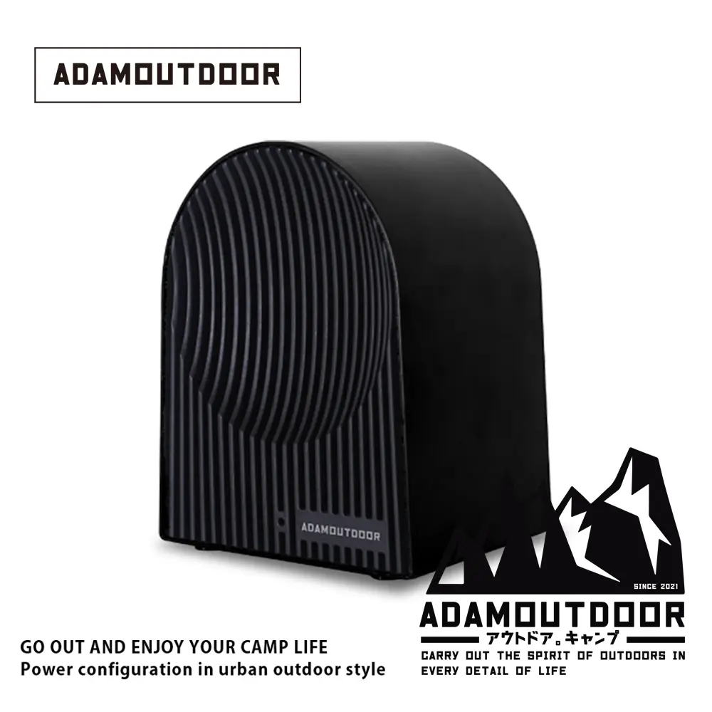 禦寒推薦+結帳再9折🚩ADAMOUTDOOR戶外陶瓷電暖氣/ 黑