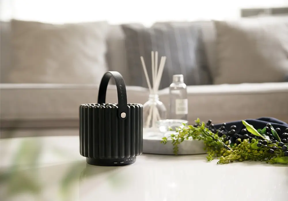 SEASONS SONI暮雲無線超音波香氛儀提把套組/ 瑪瑙黑