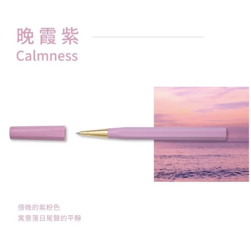 YSTUDIO風格核心系列海洋永續鋼珠筆/ 晚霞紫