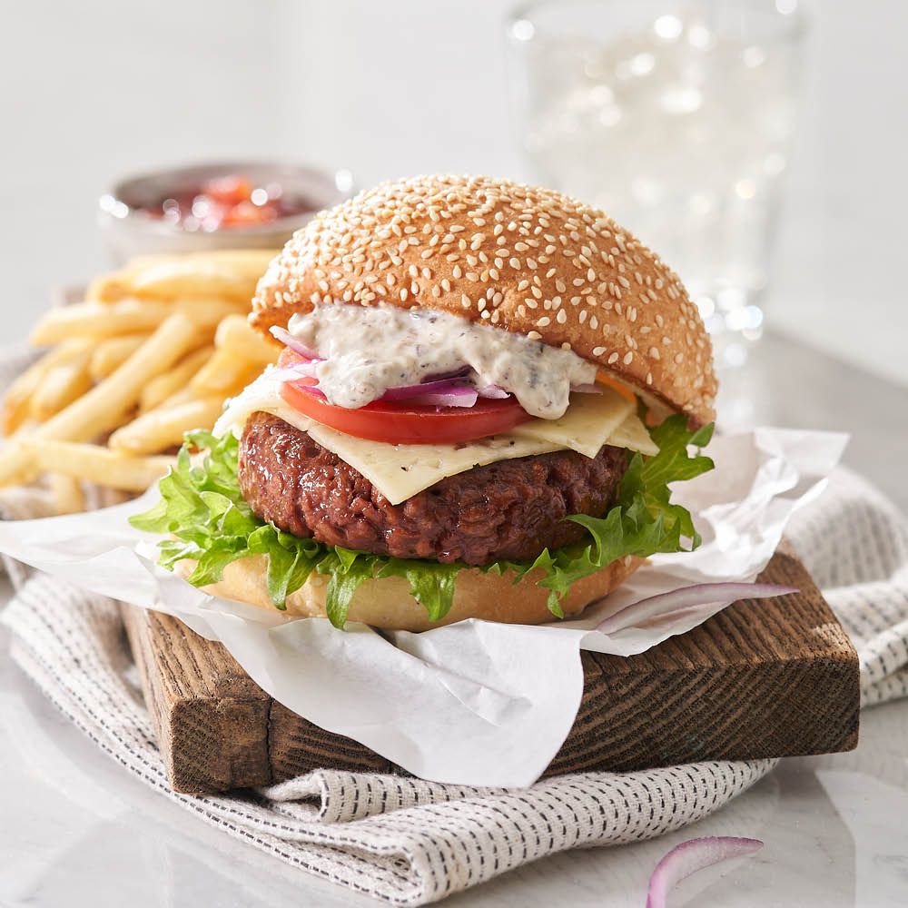 【蘭揚食品】維根世代漢堡280G-全素(70克*4)