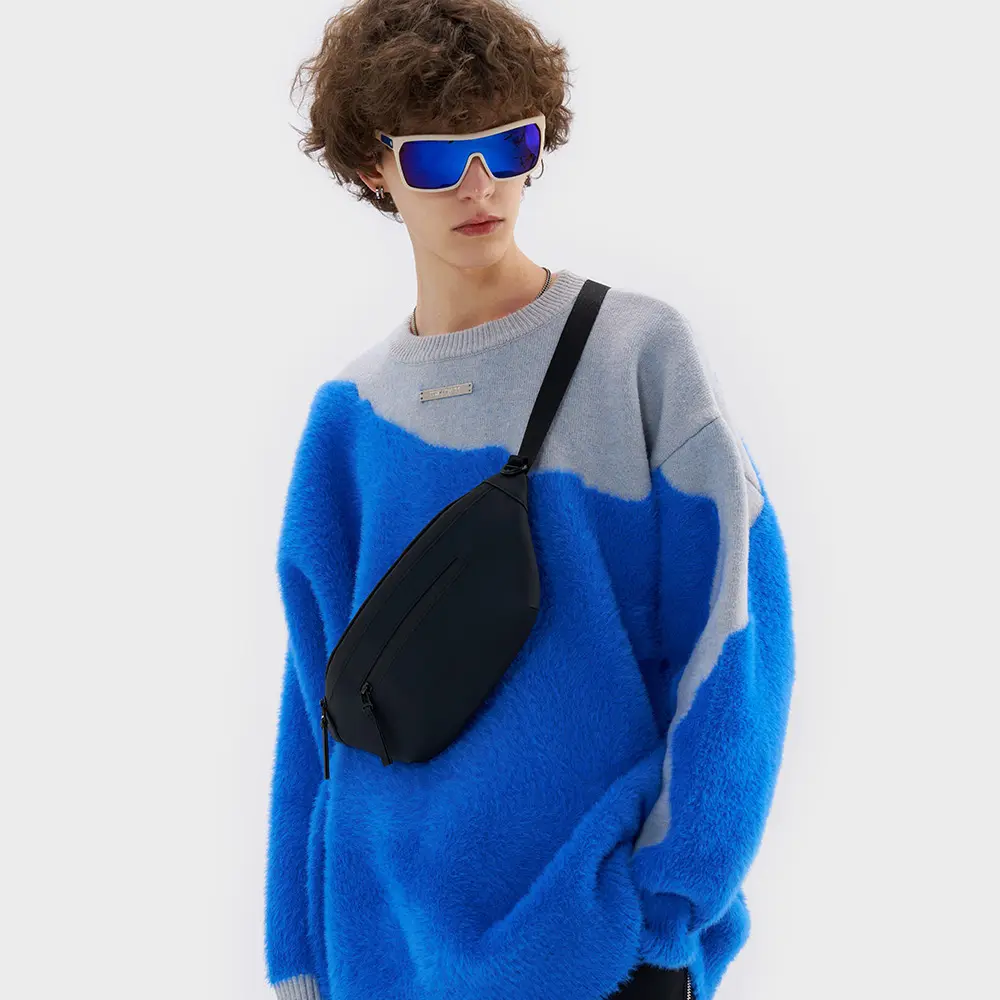 GASTON LUGA Splash Bumbag 兩用防水個性腰包/ 經典黑