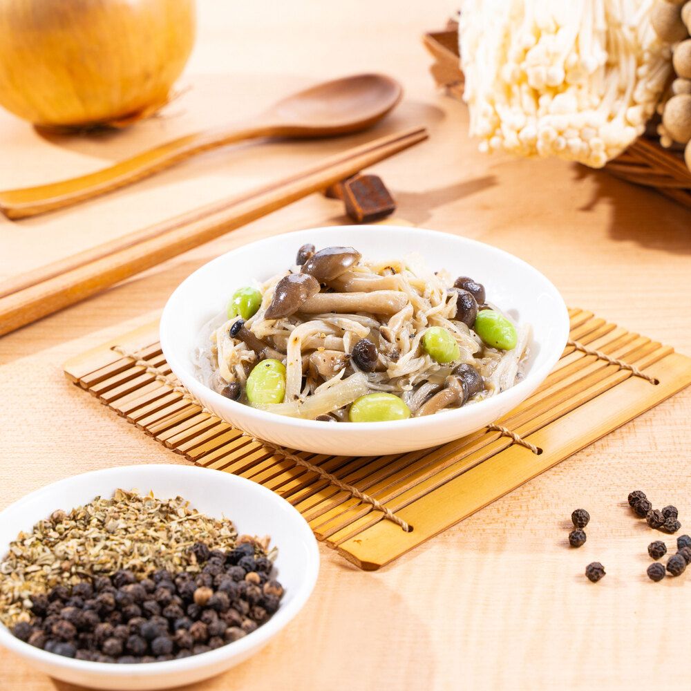 【蘭揚食品】義式奶油野菇500G-植物五辛素(含奶)