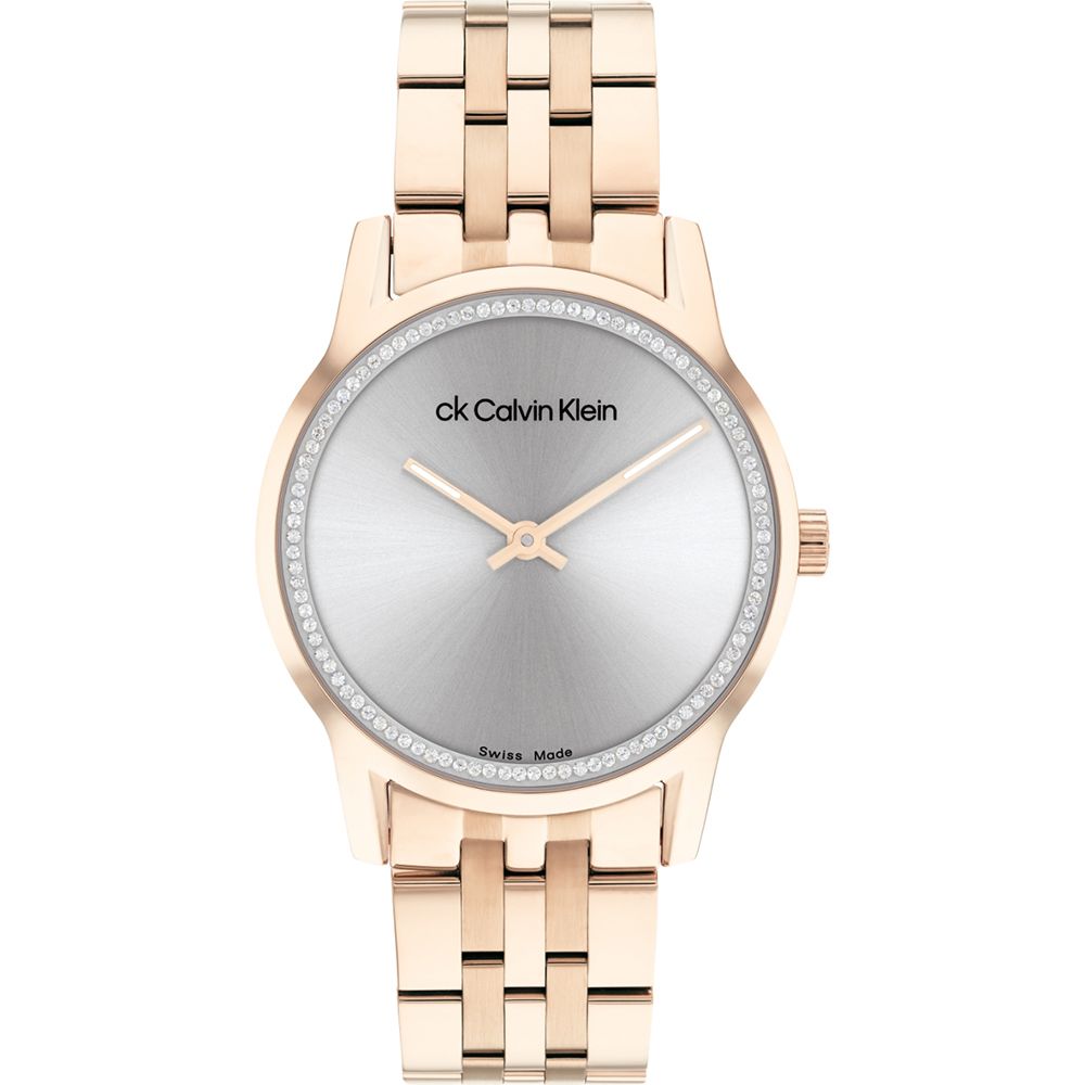 Calvin Klein 凱文克萊 CK 瑞士製晶鑽女錶-32mm(25000018)