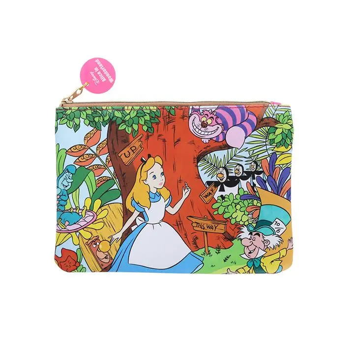 日本 sun-star Disney Retro Art Collection 收納袋/ 愛麗絲