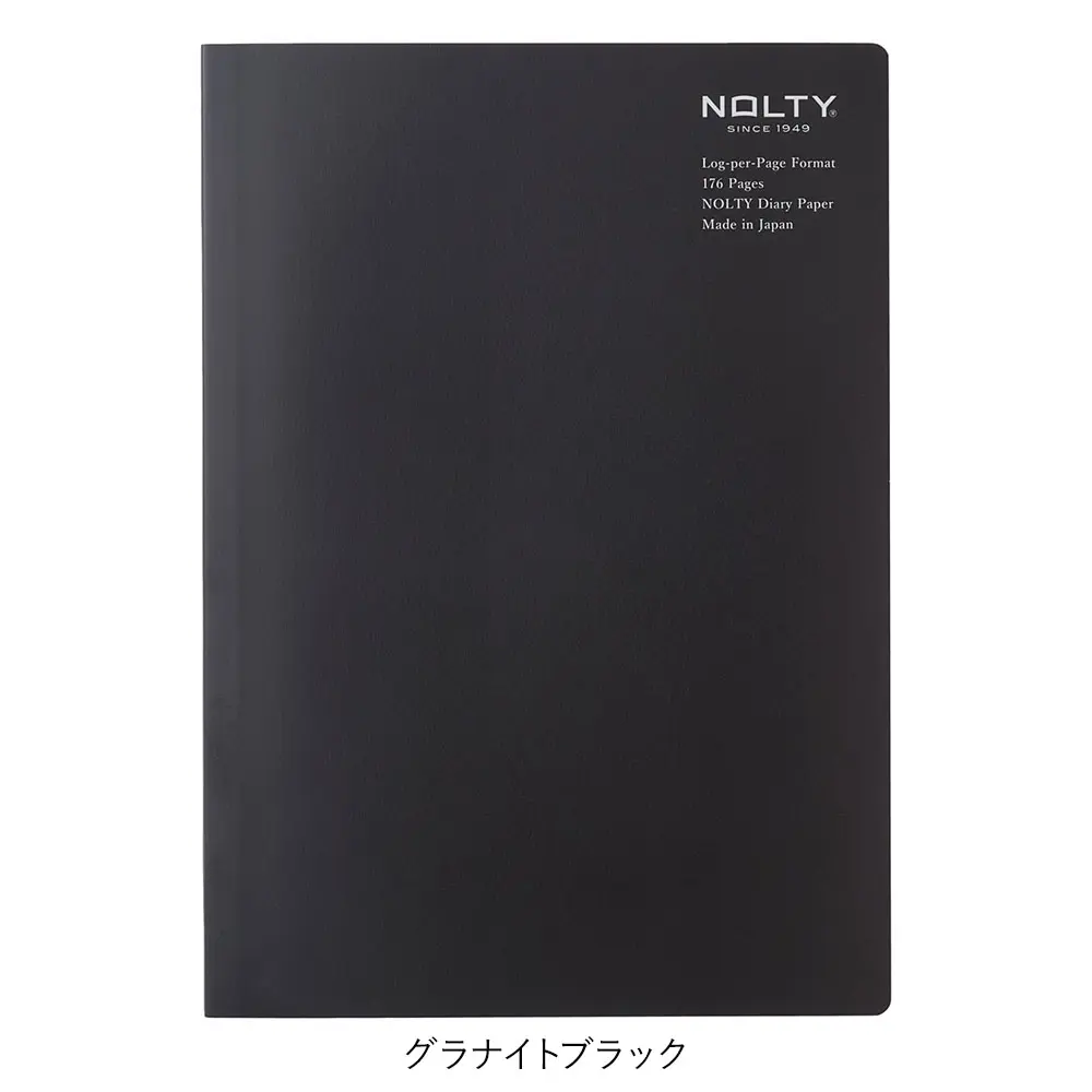 日本NOLTY notebook X Limex 方格筆記本/ A5/ 黑