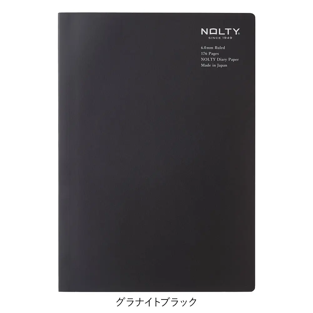 日本NOLTY notebook X Limex 橫線6mm筆記本/ A5/ 黑