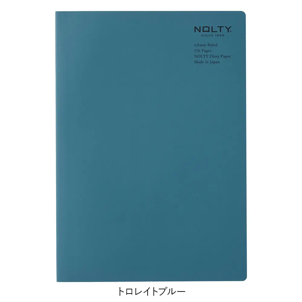 日本NOLTY notebook X Limex 橫線6mm筆記本/ A5/ 藍