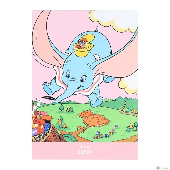 日本 sun-star Disney Retro Art Collection便條紙本/ A6/ 小飛象