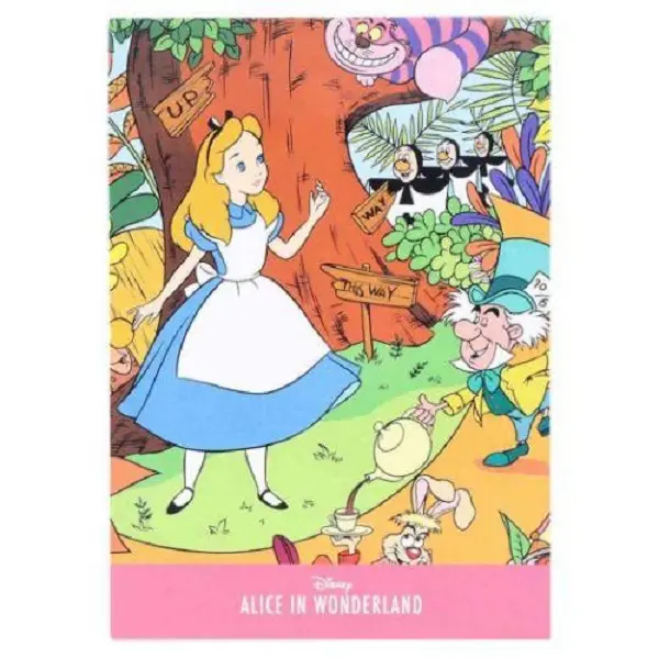 日本 sun-star Disney Retro Art Collection便條紙本/ A6/ 愛麗絲