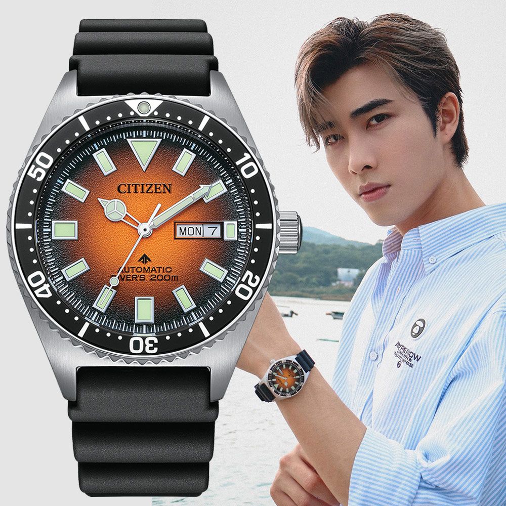 CITIZEN 星辰 PROMASTER NY012系列潛水機械錶 NY0120-01Z