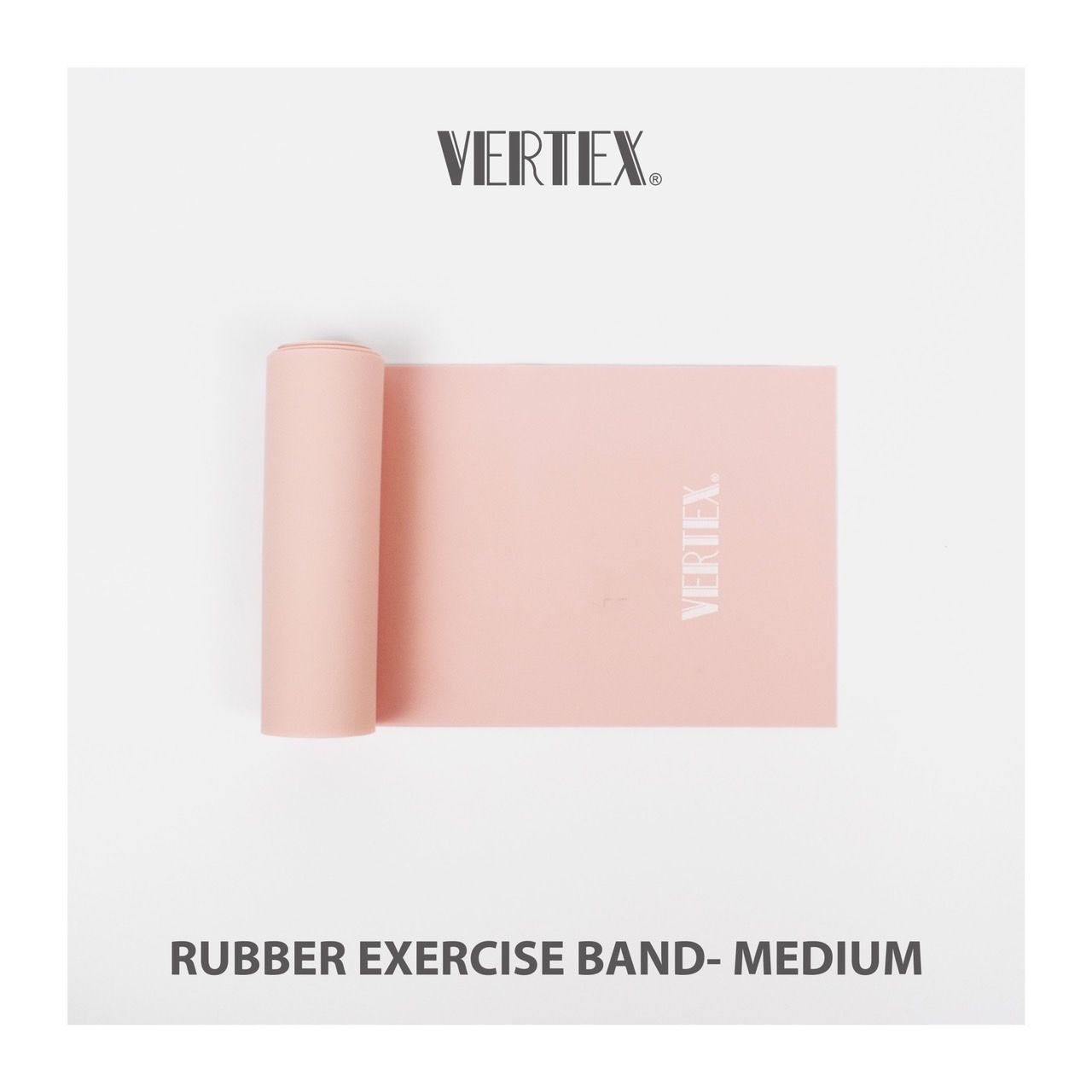 VERTEX Latex-Free瑜珈彈力帶/ 粉紅/ 中級Medium