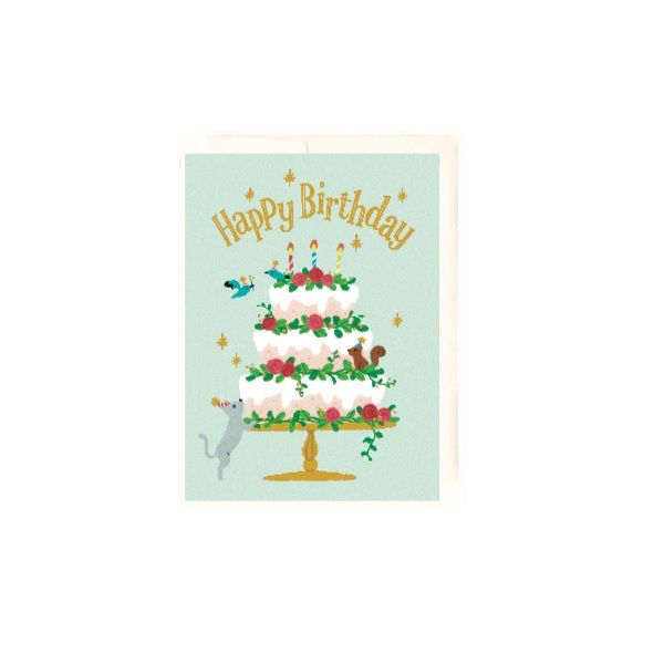 日本EASE迷你生日卡/ 薄荷綠/ GB-2085