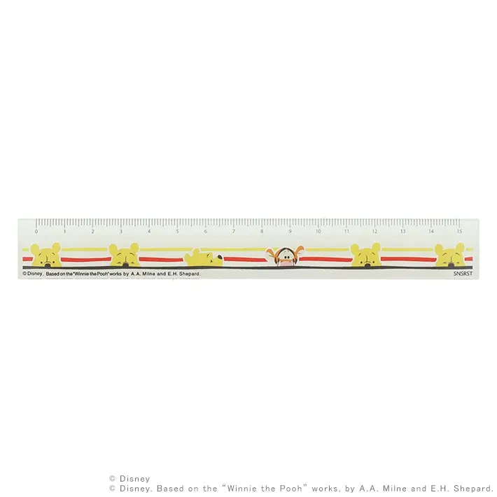 日本 sun-star 15cm 尺/ 迪士尼/ 小熊維尼/ A