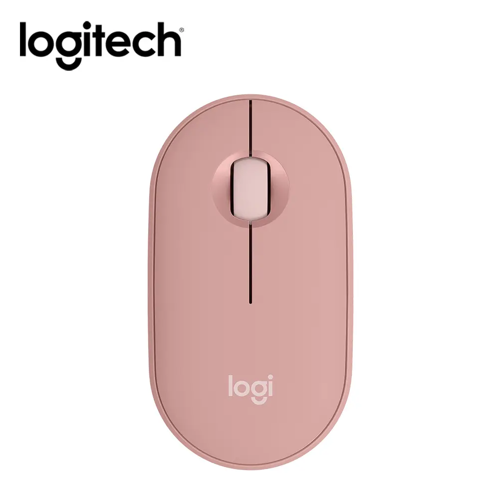 logitech 羅技 M350s無線藍牙滑鼠/ 玫瑰粉