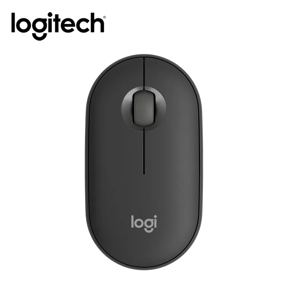 logitech 羅技 M350s無線藍牙滑鼠/ 石墨灰