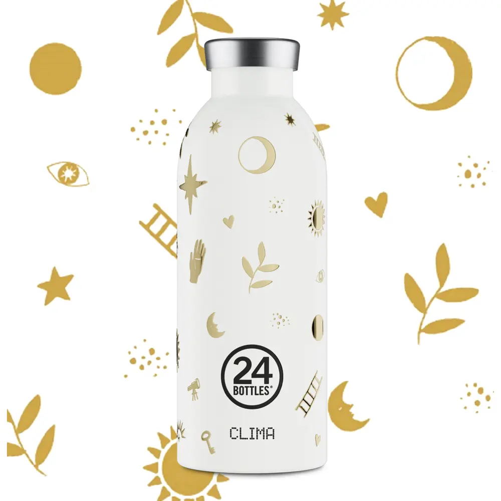 24Bottles 不鏽鋼雙層保溫瓶/ 500ml/ 星空訊息
