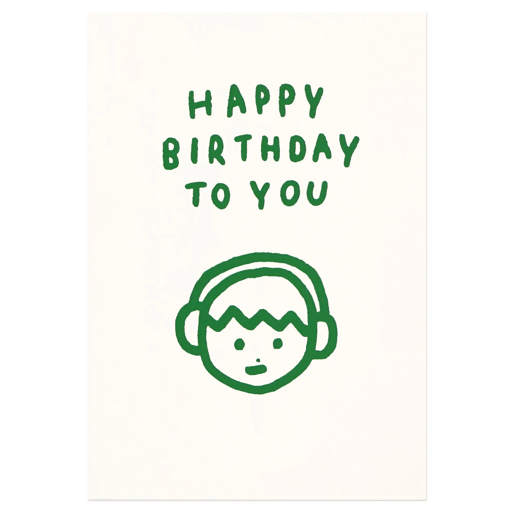 韓國ZERO PER ZERO 生日卡/ 男孩的快樂生日