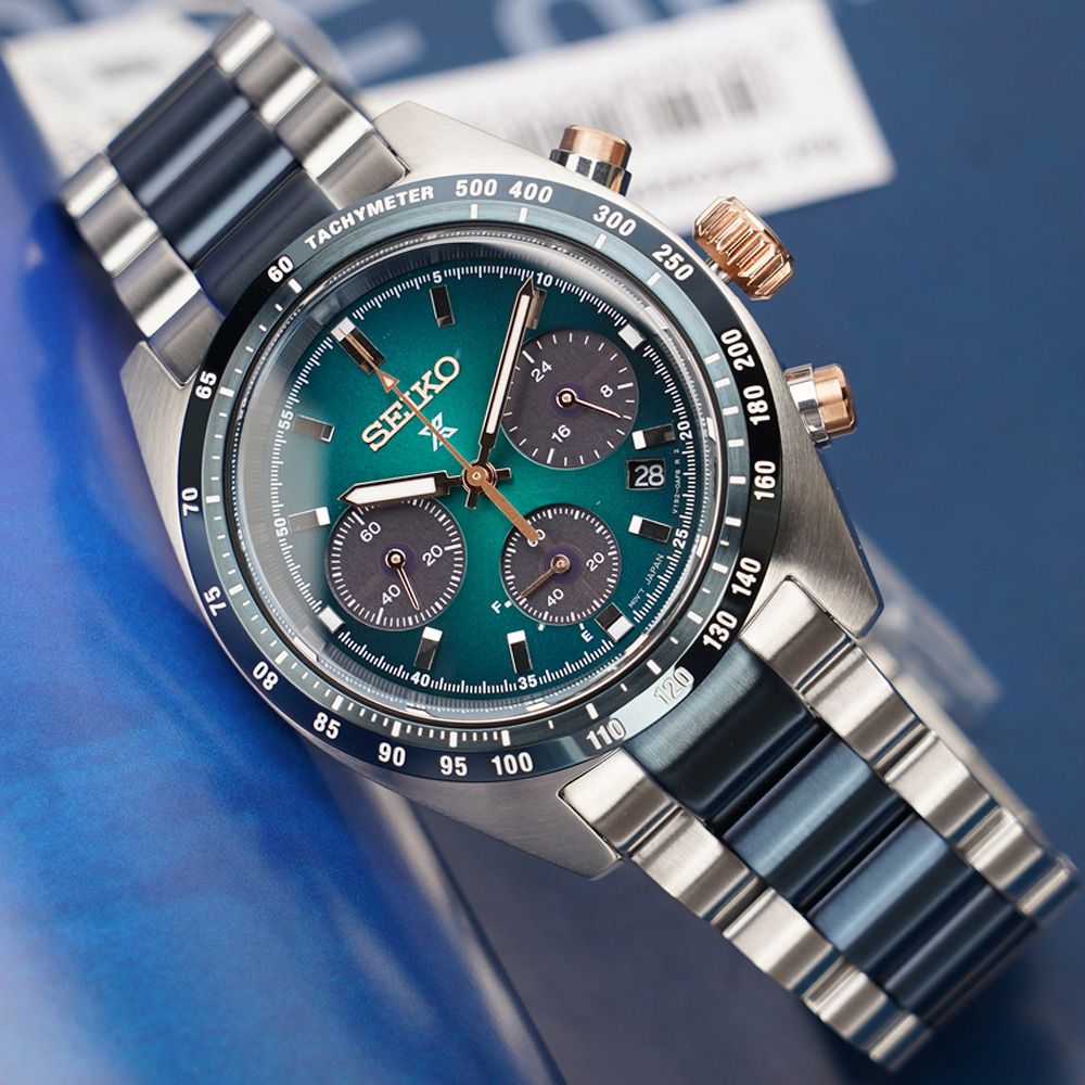 SEIKO 精工 Prospex SPEEDTIMER 台灣限量款 亞運金牌 楊勇緯 廣告款 太陽能計時錶(SSC925P1/V192-0AK0B)
