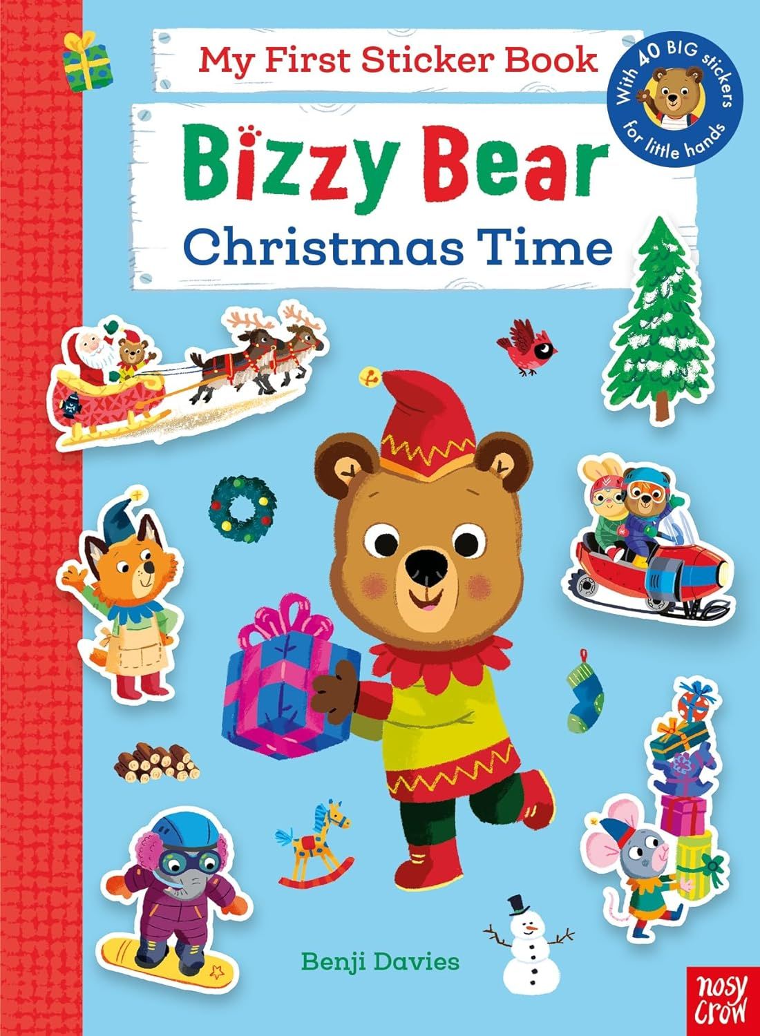 Bizzy Bear: My First Sticker Book Christmas Time