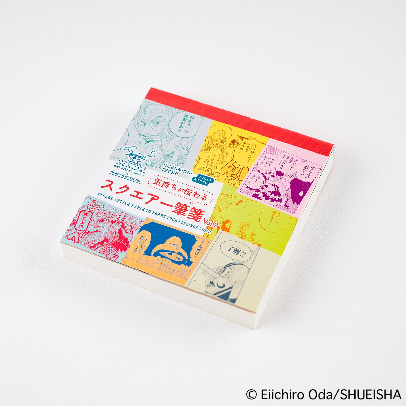 日本ほぼ日手帳方型便條紙/ 航海王