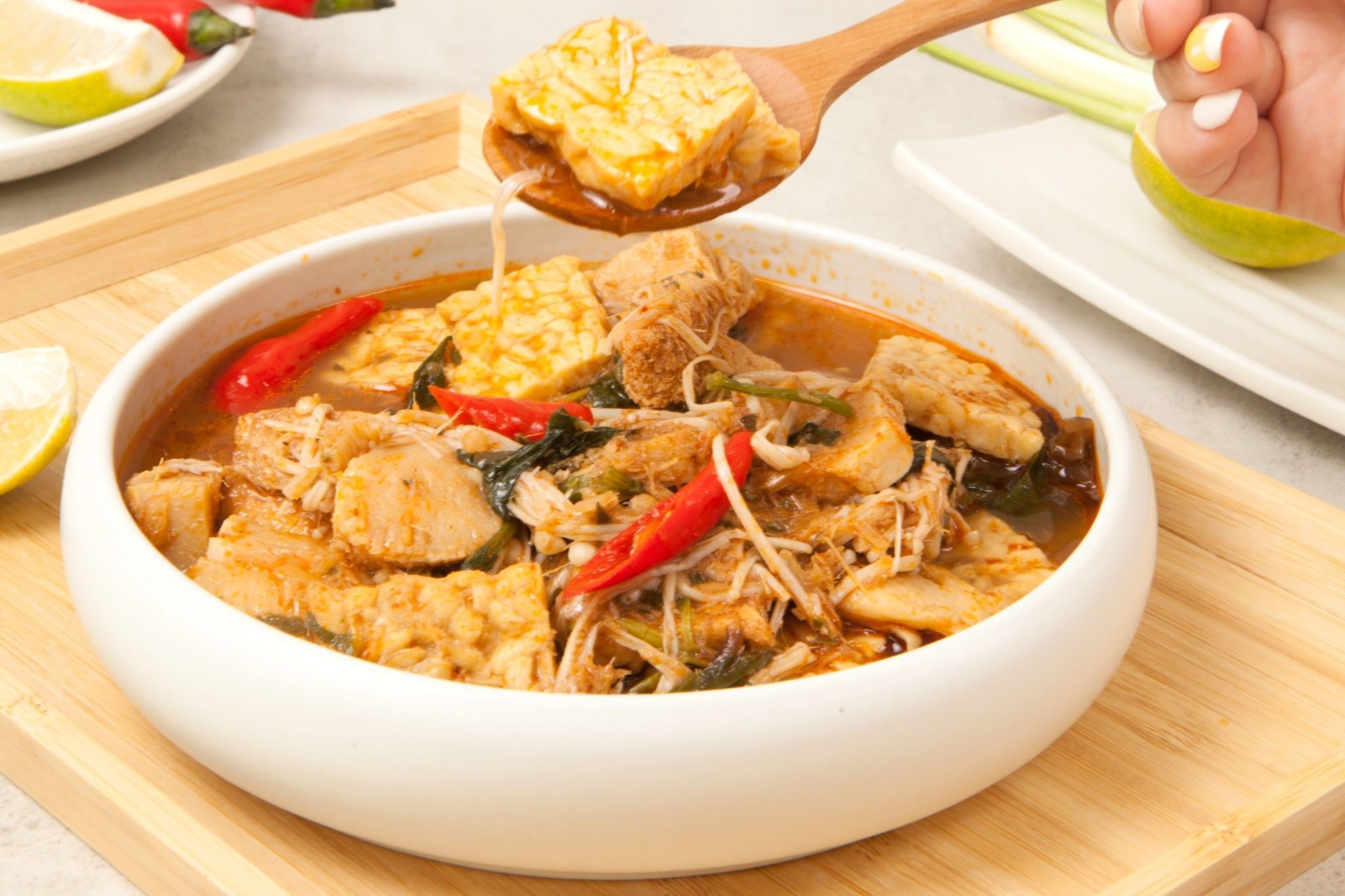 台灣天貝益菌泰式酸辣猴頭菇/350g