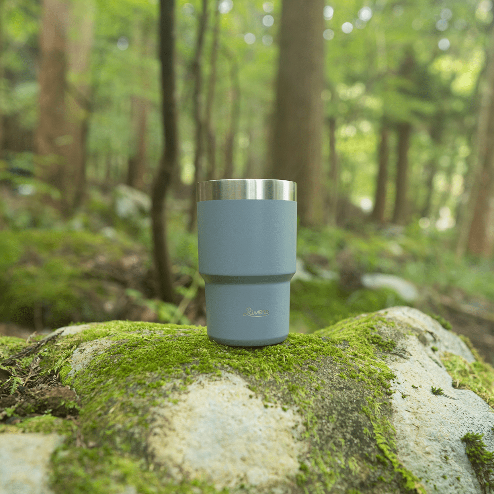 RIVERS WALLMUG SHADE不鏽鋼隨行杯/ 300ml/ 灰藍