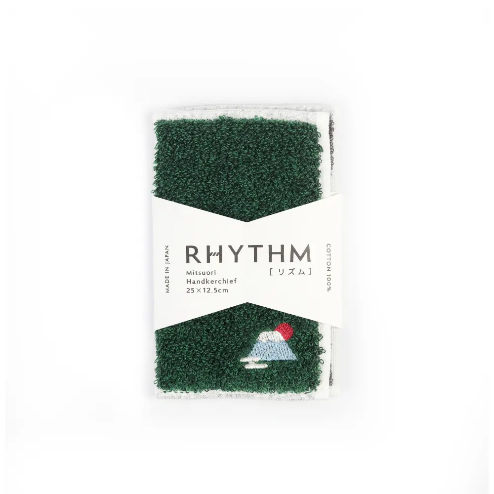 伊織今治認證Rhythm節奏三折手帕巾/ 台灣限定/ 富士山