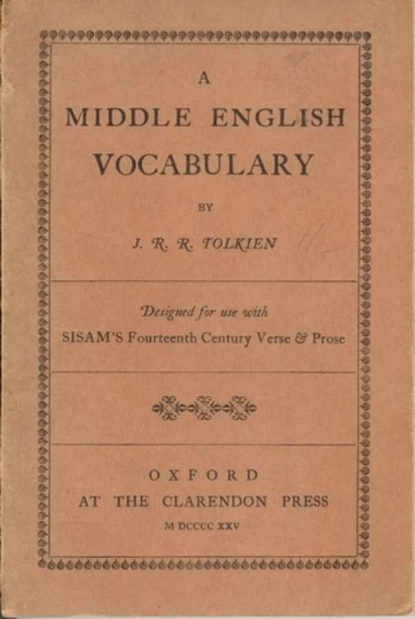 A Middle English Reader and a Middle English Vocabulary
