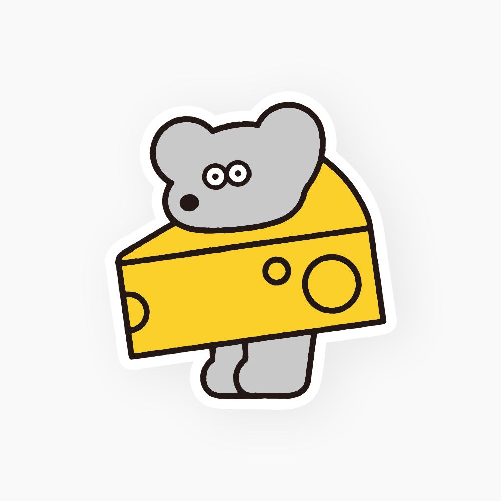 日本 ANDY THE MOUSE 貼紙/ D