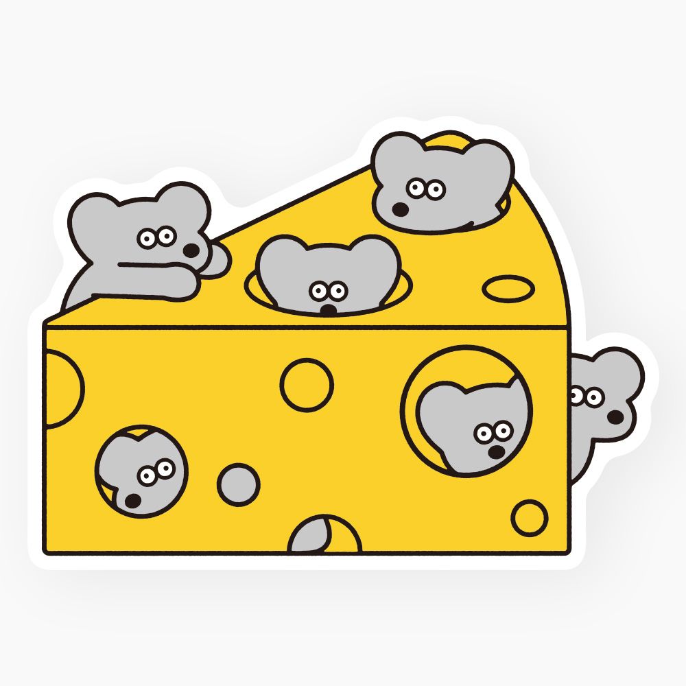 日本 ANDY THE MOUSE 貼紙/ S