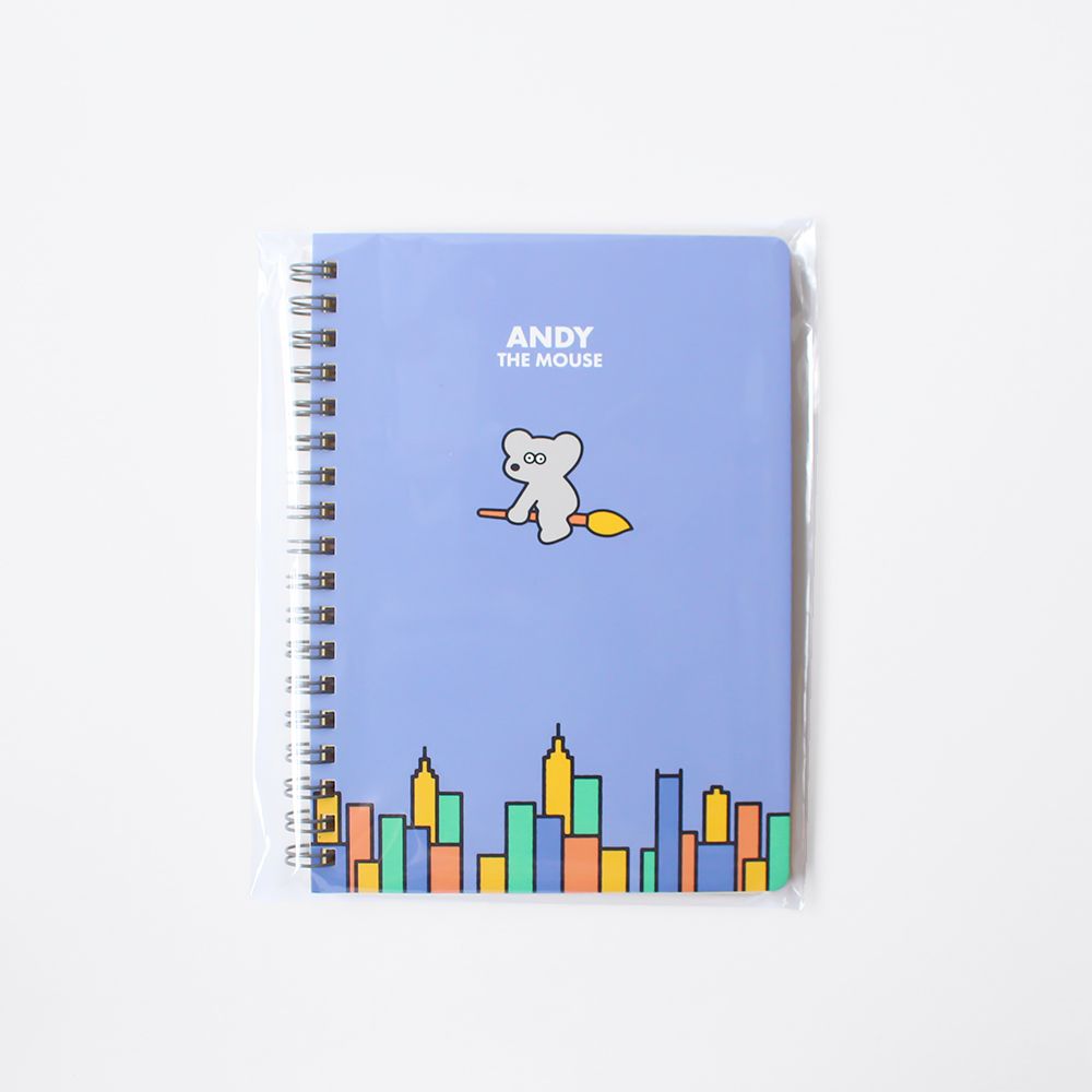 日本 ANDY THE MOUSE B6 線圈筆記本/ Fly