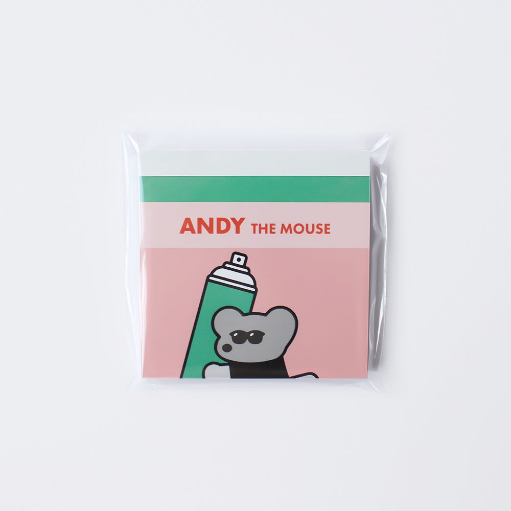 日本 ANDY THE MOUSE 開窗便條紙/ Sunglass