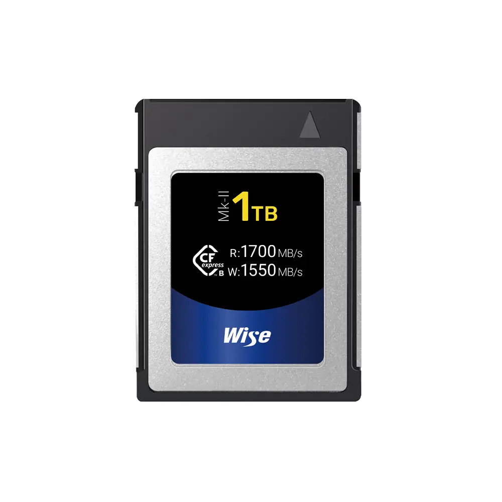 【贈送VIDAFUN V06 防水耐撞提把收納氣密箱】Wise 1TB CFexpress Type B Mk-II 高速記憶卡