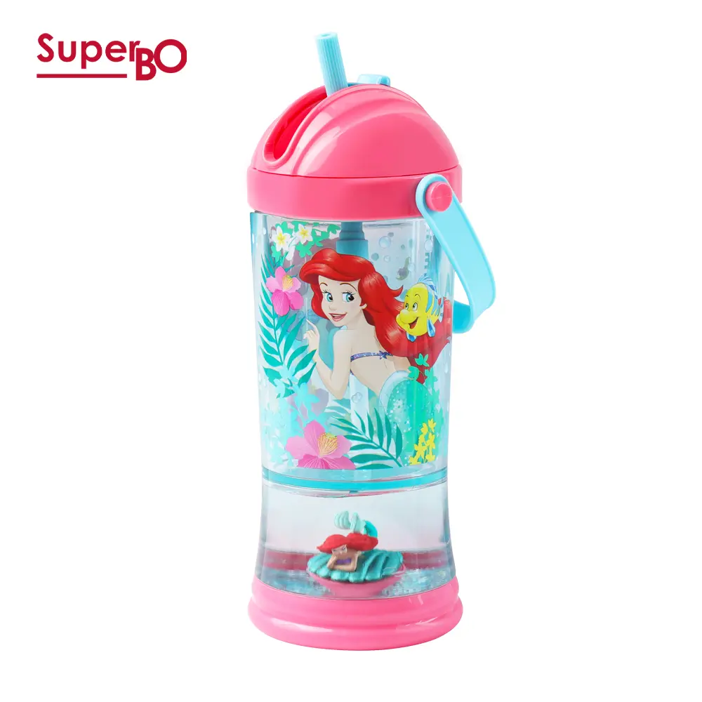 SuperBO提把吸管水壺/ 310ml/ 小美人魚