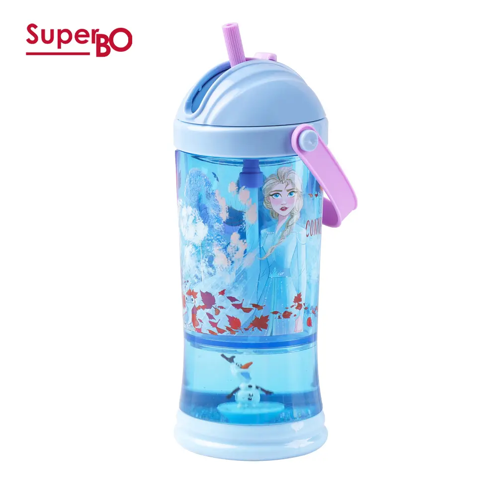 SuperBO提把吸管水壺/ 310ml/ 冰雪奇緣