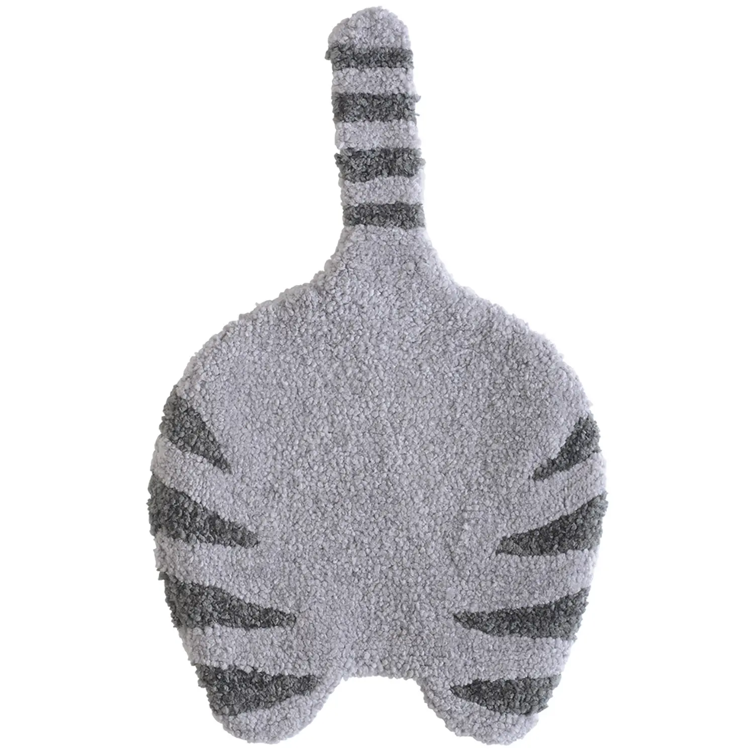 日本 AND PACKABLE 貓尾巴坐墊/ Silver Tabby