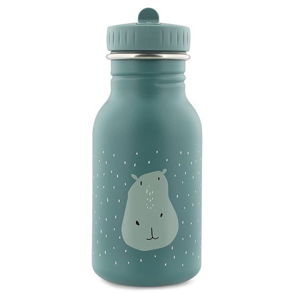 trixie動物愛喝水隨身瓶350ml/ 呆萌河馬