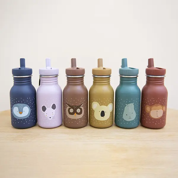 trixie動物愛喝水隨身瓶350ml/ 俏皮小老鼠