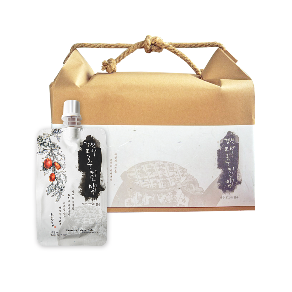 【韓味不二】慶山紅棗汁禮盒(80ml*30入)｜送禮推薦｜春節送禮｜春節禮盒｜年節禮盒｜送禮推薦