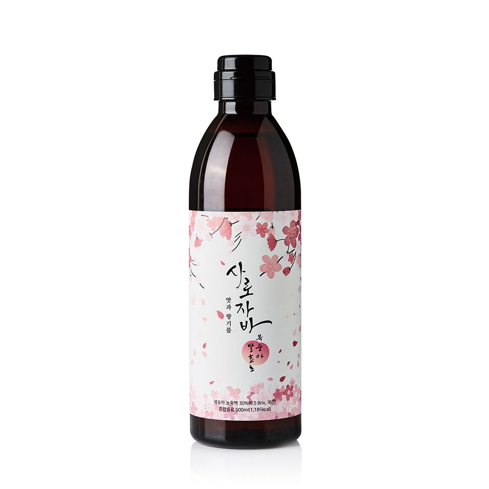 【韓味不二】水蜜桃發酵醋500ml/瓶*3入