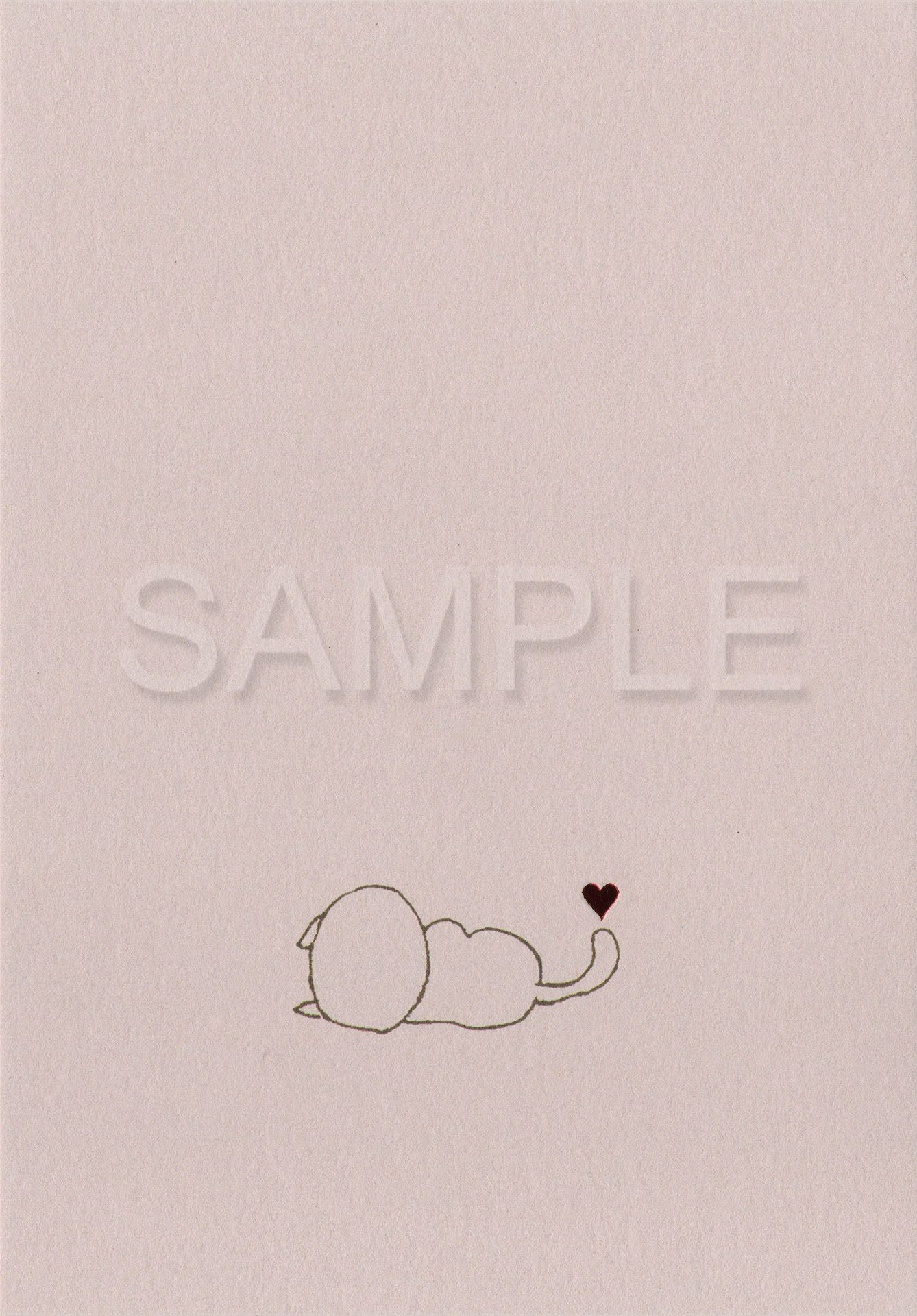 【誠品獨家】日本 7 days cards 明信片/ 側躺/ 愛心