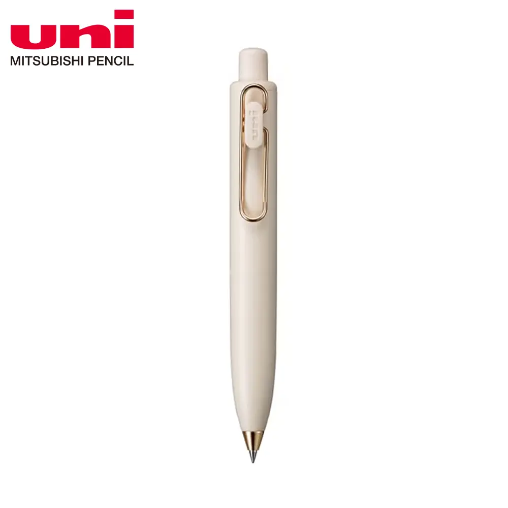 uni uni-ball one P自動鋼珠筆/ 玫瑰金筆夾/ 0.5/ 優格