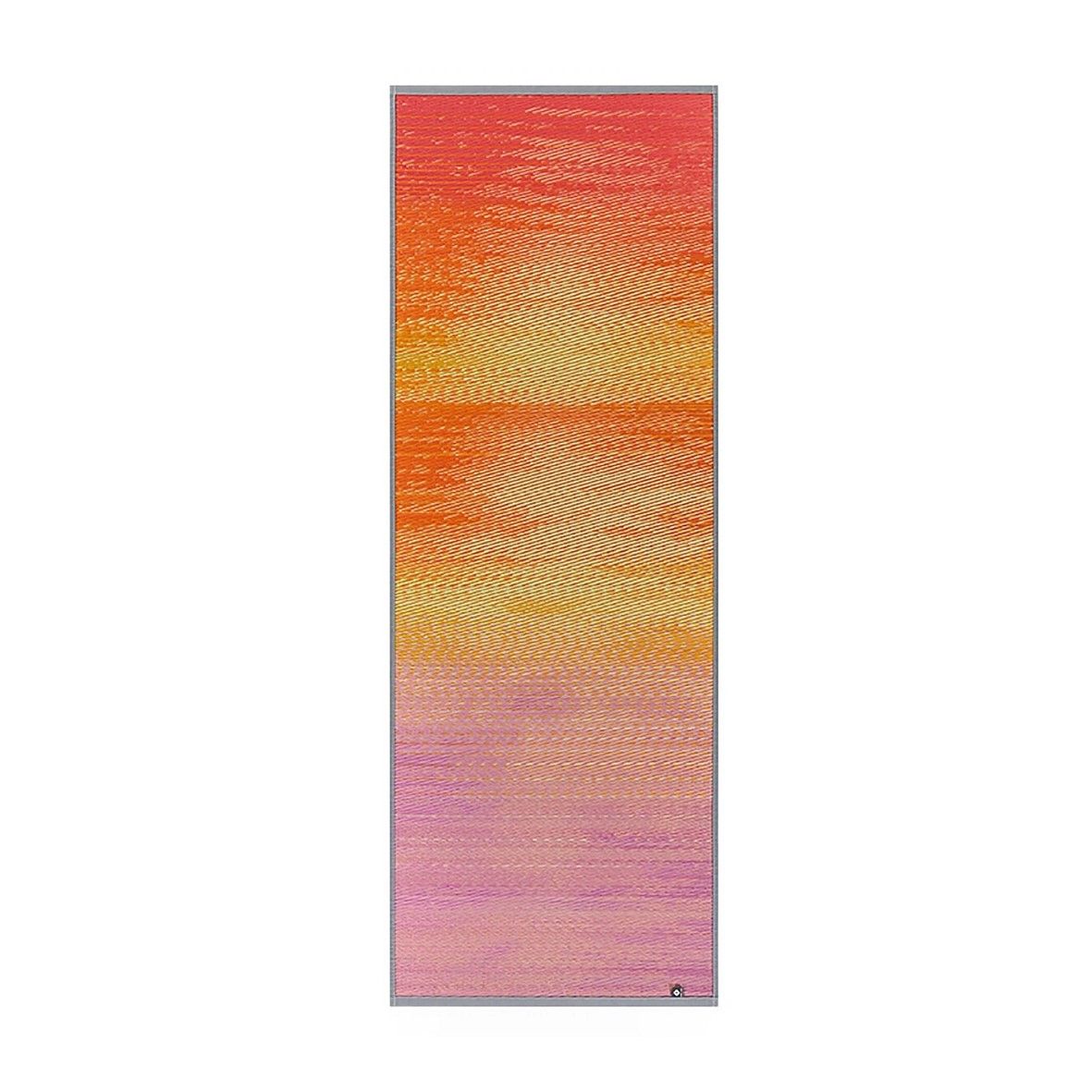 IKEHIKO 藺草瑜珈墊Sky-Sea & 原廠專屬印花帆布袋 66x185cm 夕陽紅