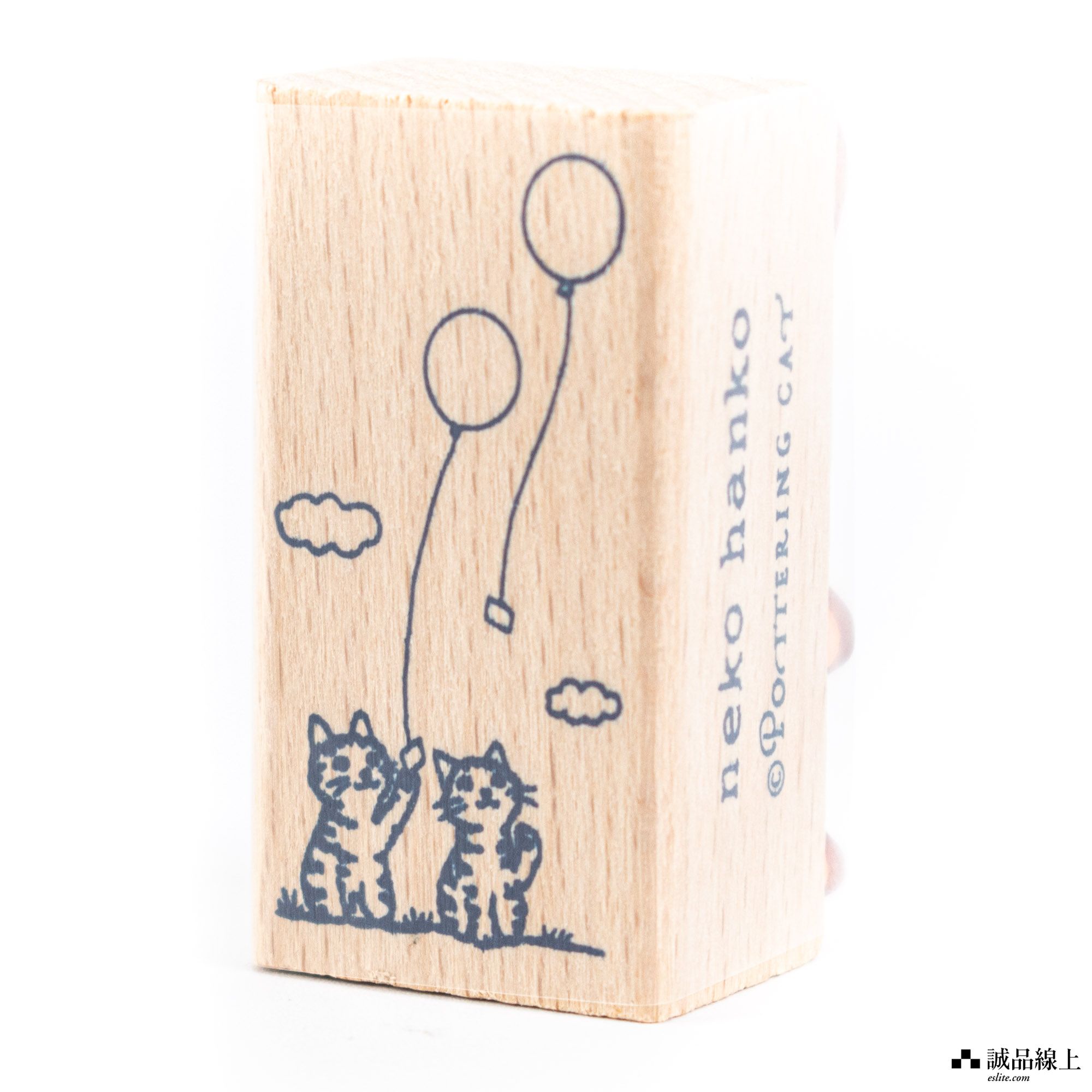 日本 POTTERING CAT 貓印章/ 大/ 氣球